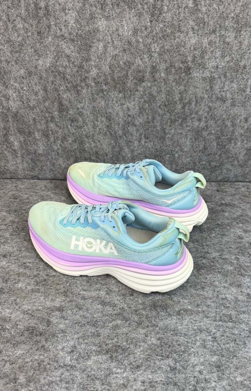 Hoka One One Bondi 8 Ocean Sunlit Running Shoes Women's Size 8.5B 1127952ABSO